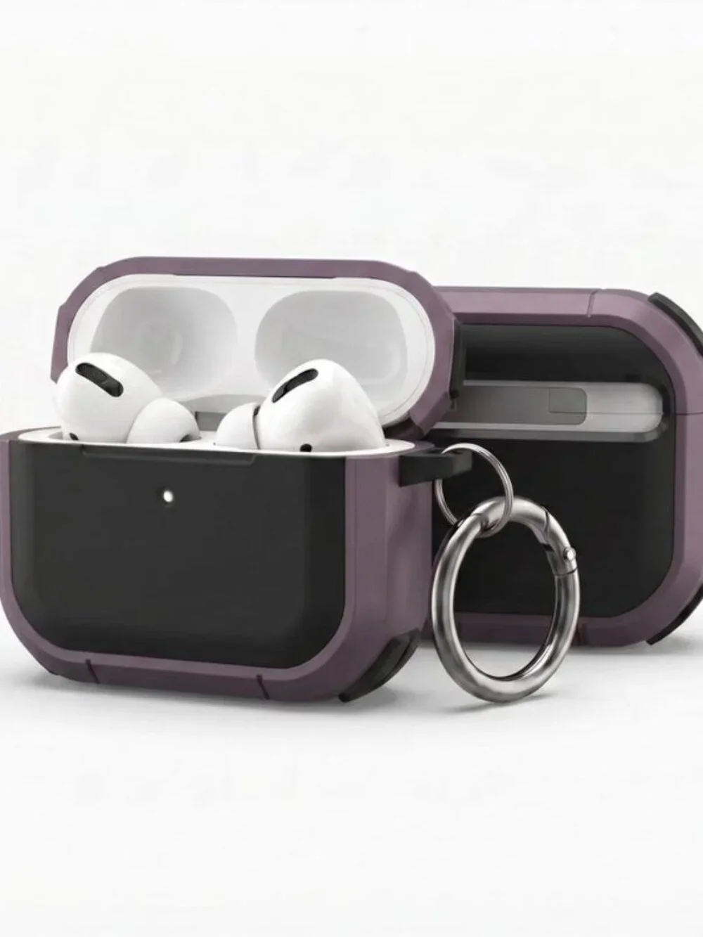 Purple AirPods Pro Heavy Duty Case - Shockproof Armor Cover